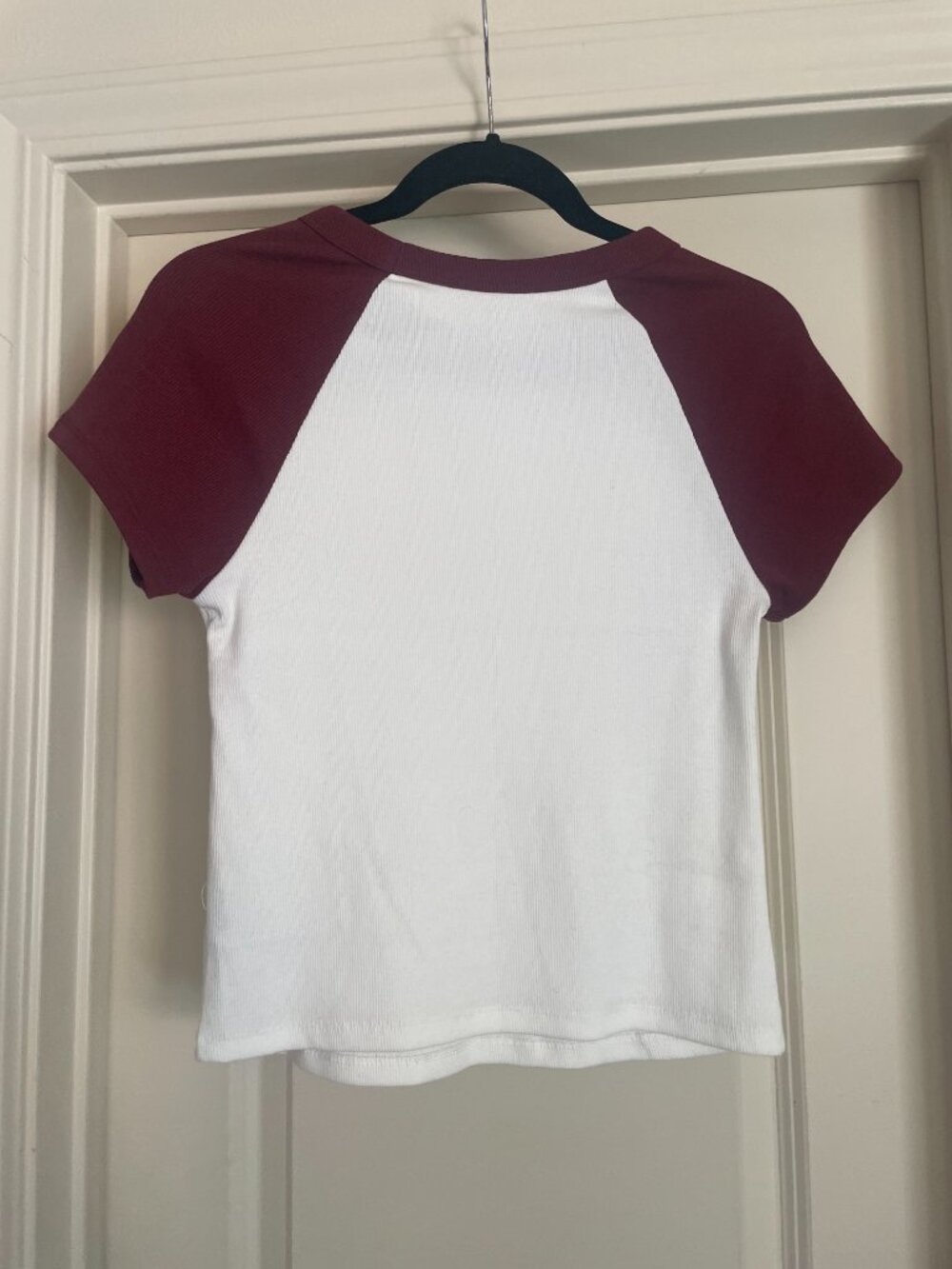 Short Sleeve Ribbed Ringer Tee - Picture 3 of 3